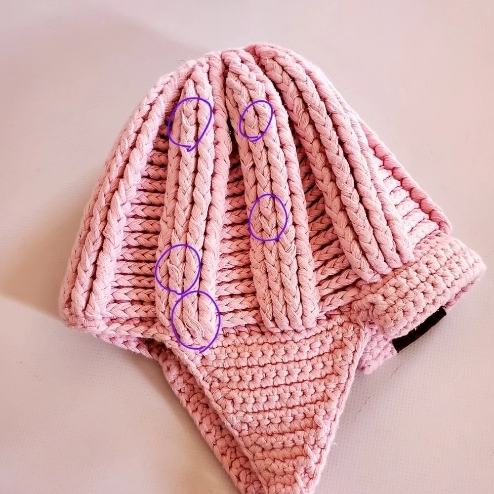 Disneyland Knitted Beanie Pink One Size